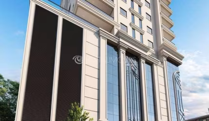 Luxo Neoclássico no Centro de Itapema: Apartamento com 3 Suítes e Área de Lazer Completa