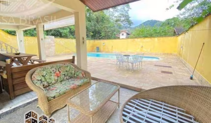 Casa em condomínio fechado com 5 quartos à venda no Massaguaçu, Caraguatatuba , 1100 m2 por R$ 1.850.000