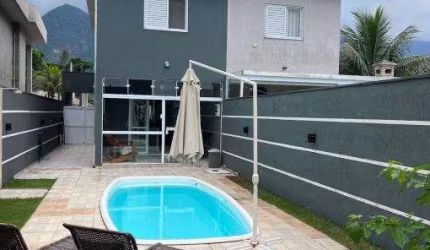 Casa em condomínio fechado com 3 quartos à venda em Boraceia, Bertioga  por R$ 950.000