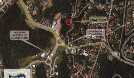 Terreno à venda, 570 m² por R$ 295.000,00 - Granja Viana - Carapicuíba/SP