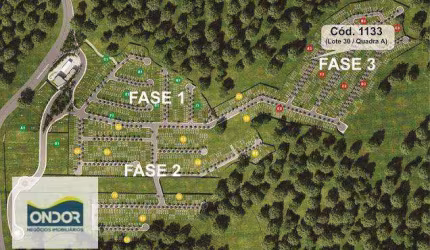 Terreno à venda, 129 m² por R$ 160.000,00 - Boa Vista - Cotia/SP