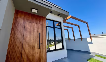 CASA NOVA FINANCIAVEL EM GOV. CELSO RAMOS (PROXIMO AS PRAIAS)