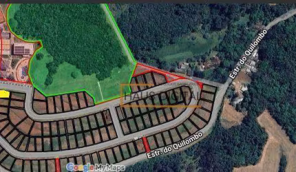 Terreno de esquina com 480 m2 no condomínio San Garden