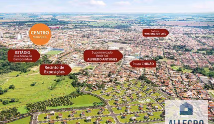 Terreno à venda, 240 m² por R$ 140.000,00 - Parque Residencial Professor Matheus - Mirassol/SP