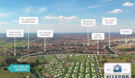 Terreno à venda, 242 m² por R$ 350.000 - Complexo Eplenum - São José do Rio Preto/SP