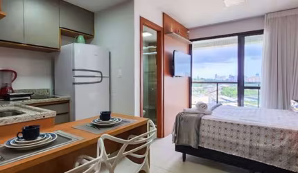 Facility Tower - Studio 1 Quarto - ALUGUEL - STUDIO MOBILIADO NO CAMINHO DAS ÁRVORES.