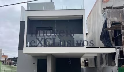 Casa em condomínio fechado com 3 quartos à venda na Rua Irma Schreiner Maran, 503, Santa Cândida, Curitiba por R$ 1.170.000