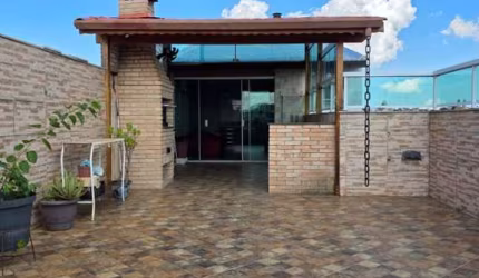 Cobertura para Venda em Santo André, Jardim Santo Antônio, 3 dormitórios, 1 suíte, 3 banheiros, 2 vagas