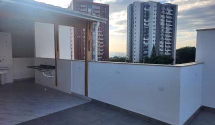 Cobertura para Venda em Santo André, Vila Valparaíso, 2 dormitórios, 2 banheiros, 1 vaga