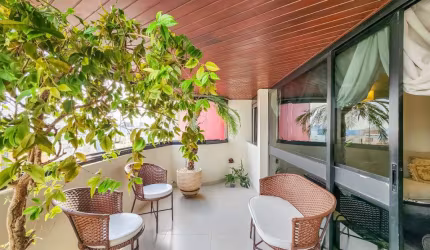 Apartamento tipo para venda com 4 quartos, sendo 4 suítes, 198m²