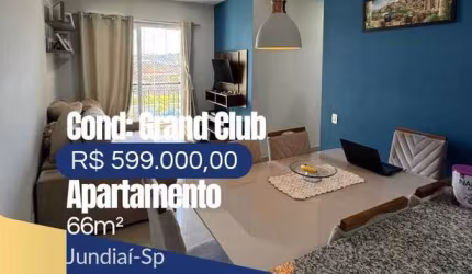 Apartamento Gran Club Esportiva, Jundiaí-SP