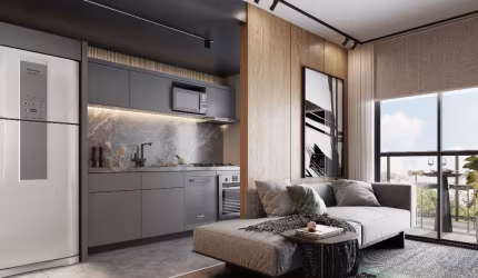 Audace - Apartamento com 3 dormitórios, 1 suíte, 1 vaga - Centro