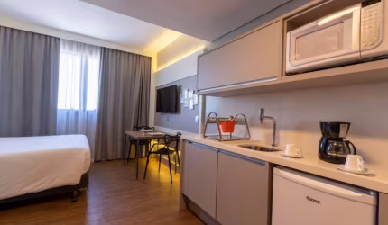 Stay Batel - Studio 36 m²,em Região Privilegiada, Pronto para Morar