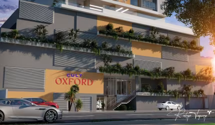 Cult Oxford – Apartamento à venda no Setor Leste Universitário com 1 quarto, 43 m², vaga de garagem e localização privilegiada