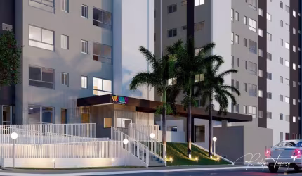 Vivah Condomínio Clube – Apartamento à venda em Aparecida de Goiânia com 2 quartos e 50 m² em condomínio com lazer completo
