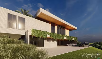Casa Moderna em Construção no Aldeia do Vale – Arquitetura, Tecnologia e Sofisticação