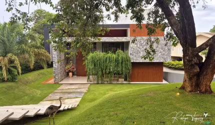 Residência Moderna e Imponente no Aldeia do Vale – Altíssimo Padrão e Lazer Completo