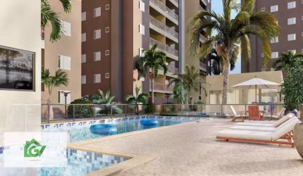Apartamento com 2 dormitórios à venda, 56 m² por R$ 390.000,00 - Indaiá - Caraguatatuba/SP
