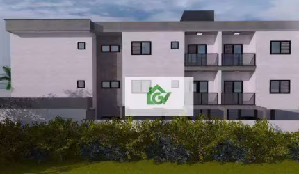 Apartamento com 2 dormitórios para alugar, 43 m² por R$ 2.500,00/mês - Jardim Britânia - Caraguatatuba/SP