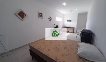 Kitnet com 1 dormitório para alugar, 33 m² por R$ 1.350,00/mês - Centro - Caraguatatuba/SP