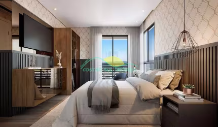 Apartamento Com vista mar, à venda, Residencial Ocean Boulevard no  Centro de Balneário Piçarras, S