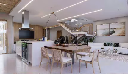 Sobrado com 4 dormitórios à venda, 300 m² por R$ 4.215.000,00 - Praia de Juqueí - São Sebastião/SP