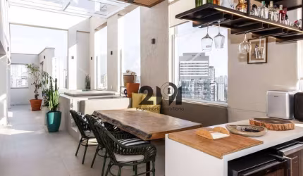 Penthouse com 2 dormitórios à venda, 148 m² por R$ 5.500.000 - Vila Olímpia - São Paulo/SP