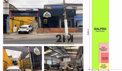 Galpão à venda, 450 m² por R$ 1.350.000,00 - Vila Gustavo - São Paulo/SP