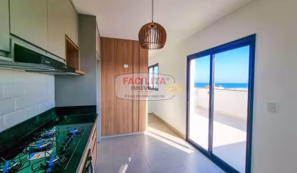 Cobertura com 03 dormitórios,  no balneário gaivotas Matinhos com vista para o mar