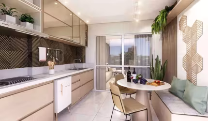 Apto de 3 Dorm c/ 1 SUÍTE, 2 VAGAS, LAZER COMPLETO. 104,38 m² de área útil. Bairro: AVIAÇÃO.