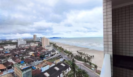 Apto de 2 dorm c/ 1 suíte, PRÉDIO FRENTE MAR,  sacada gourmet, 83,00 m² de área útil, Bairro: MARACANÃ.