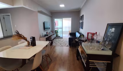 Apto de 2 Dorm c/ 2 SUÍTES, 2 vagas, SACADA GOURMET, 83 m² de área útil. Bairro: CANTO DO FORTE.