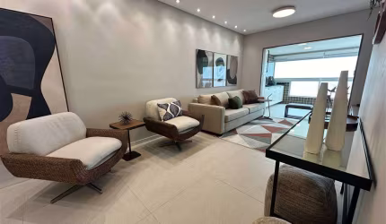 Apto de 3 Dorm c/ 1 suíte, SACADA GOURMET, VISTA MAR, 106,19  m² de área útil. Bairro: MIRIM.