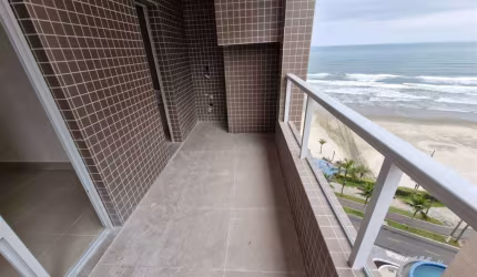Apto de 1 Dorm c/ SUÍTE, VISTA MAR, 53,63 m² de área útil. BAIRRO: JARDIM REAL.