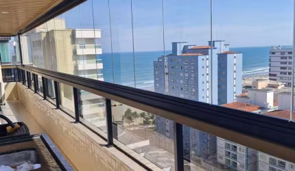 Apto de 2 Dorm sendo 1 suíte, c/ VISTA MAR,  1 QUADRA DA PRAIA, 71 m² de áre útil. BAIRRO: FORTE.