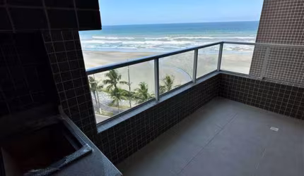 Apto de 1 Dorm c/ SUÍTE, VISTA MAR, 53,58 m² de área útil. Bairro: JARDIM REAL.