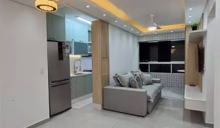 Apto de 2 Dom c/ SUÍTE, PORTEIRA FECHADA, 66 m² de área útil. BAIRRO: MIRIM.