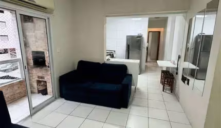 Apto de 1 Dorm, SACADA GOURMET, 49,66 m² de área útil. Bairro: CANTO DO FORTE.