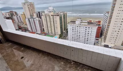 Apto de 2 Dorm c/ ampla VISTA MAR, 74 m² de área útil. BAIRRO: AVIAÇÃO.