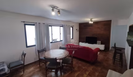 Apartamento mobiliado com 3 dormitórios para alugar por R$ 3.000/mês - Enseada - Guarujá/SP