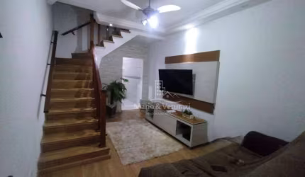 Sobrado com 2 dormitórios à venda, 66 m² por R$ 300.000,00 - Jardim Santana (Vicente de Carvalho) - Guarujá/SP