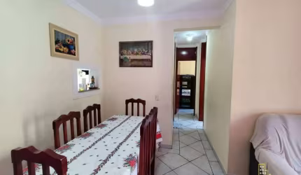 Apartamento com 2 dormitórios à venda por R$ 300.000,00 - Jardim Três Marias - Guarujá/SP