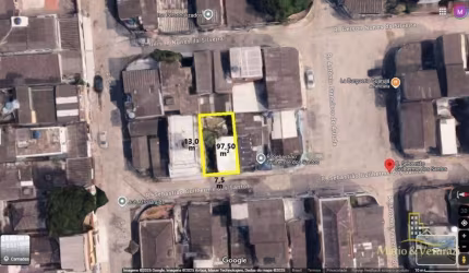 Terreno à venda, 97 m² por R$ 120.000,00 - Paecara (Vicente de Carvalho) - Guarujá/SP