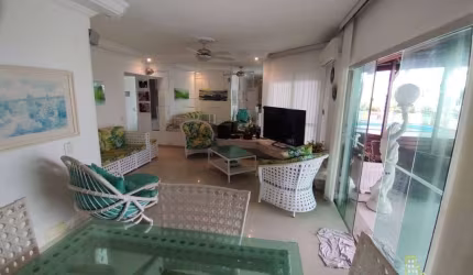 Cobertura com 3 dormitórios à venda, 193 m² por R$ 750.000,00 - Tombo - Guarujá/SP