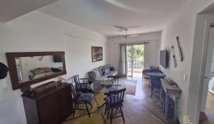 Apartamento com 1 dormitório para alugar, 54 m² por R$ 3.000/mês - Tombo - Guarujá/SP