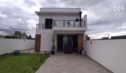 Casa Sobrado em Indaiatuba, Condomínio Piemonte com 3 suítes - 200 m²