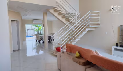 Casa Sobrado em Indaiatuba, Jardim Amstalden Residence com 3 suítes - 300 m²