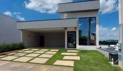 Casa Térrea em Indaiatuba, Condomínio Piemonte com 2 suítes - 230 m²