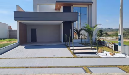 Casa Térrea em Indaiatuba, Residencial Evidências com 3 suítes - 196 m²