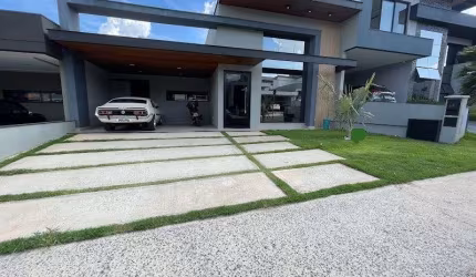 Casa Térrea em Indaiatuba, Condomínio Maria José com 3 suítes - 190 m²